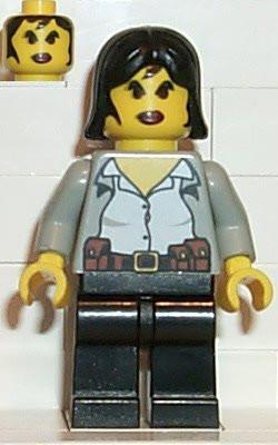 LEGO Minifigure-Alexis Sanister-Adventurers: Dino Island-ADV002-Creative Brick Builders